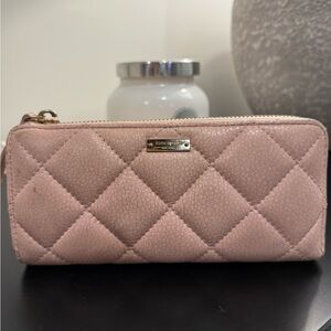 Kate Spade Blush Quilted Wallet